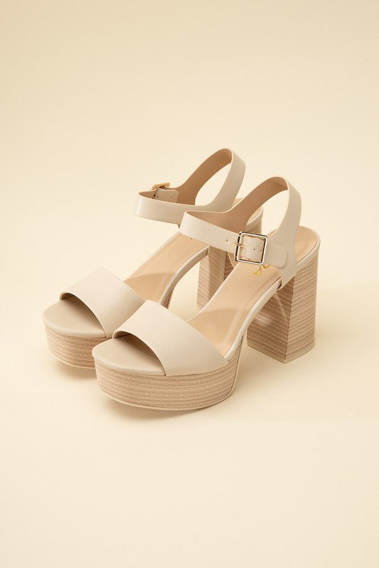 OPTIONS-S ANKLE STRAP HEELS