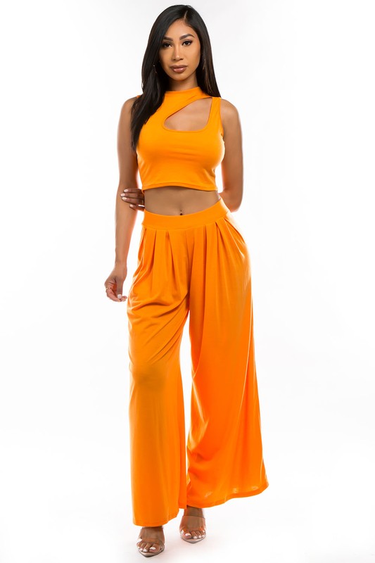 TOP TWO PIECE PANT SET