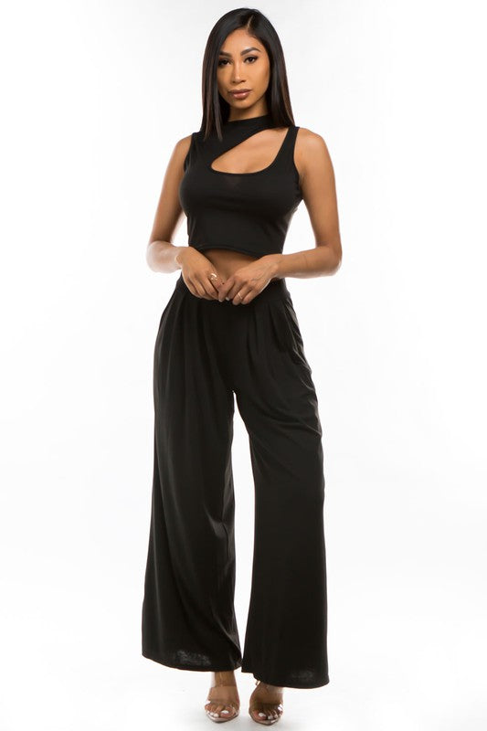 TOP TWO PIECE PANT SET