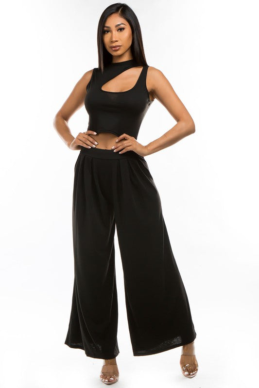 TOP TWO PIECE PANT SET