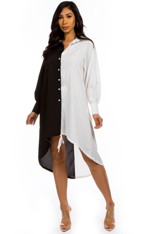 TOP SHIRT DRESS