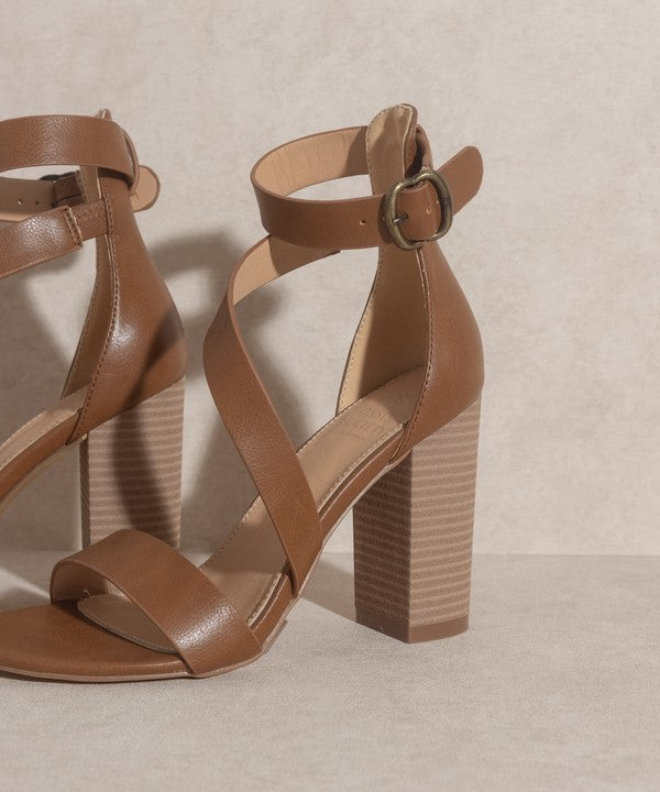 OASIS SOCIETY KIMBERLY - STRAP SANDAL HEEL