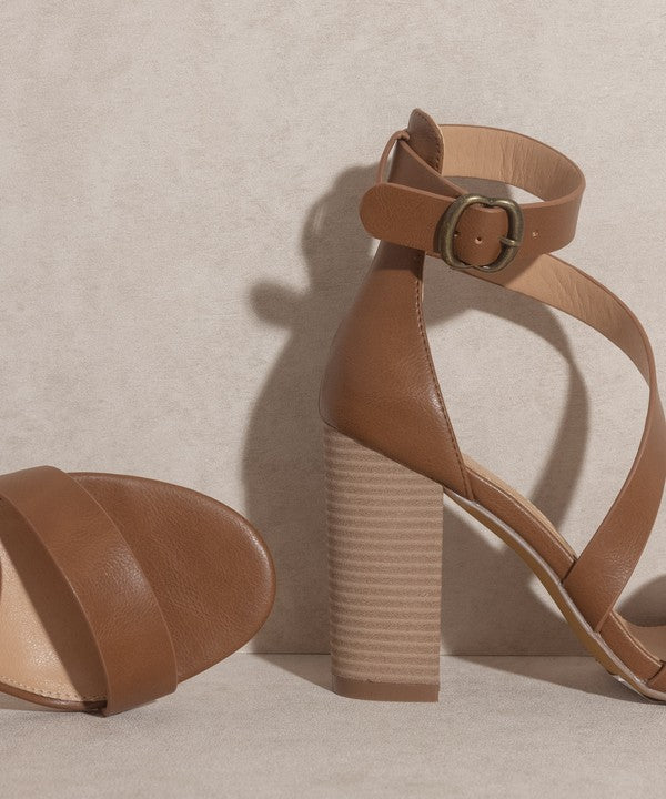 OASIS SOCIETY KIMBERLY - STRAP SANDAL HEEL