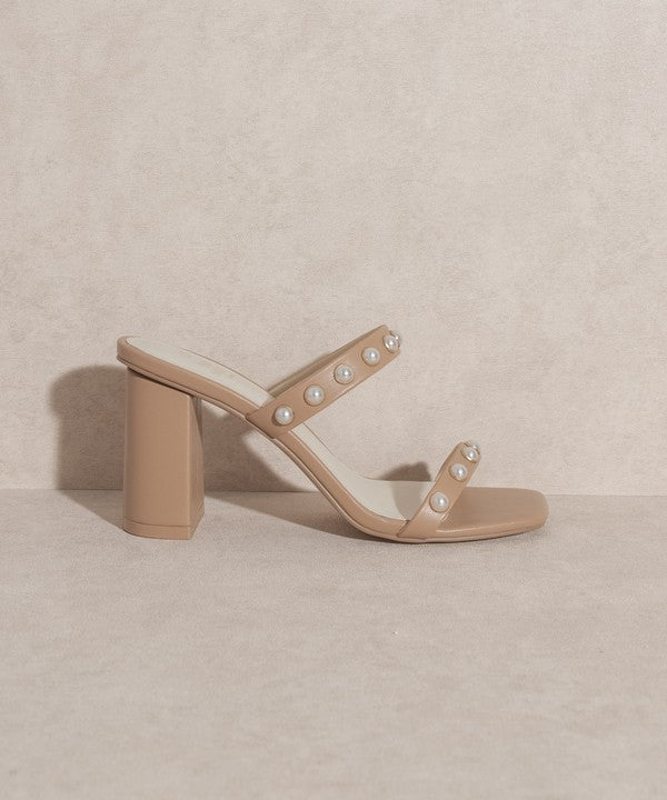 OASIS SOCIETY VICTORIA - PEARL STRAP HEEL