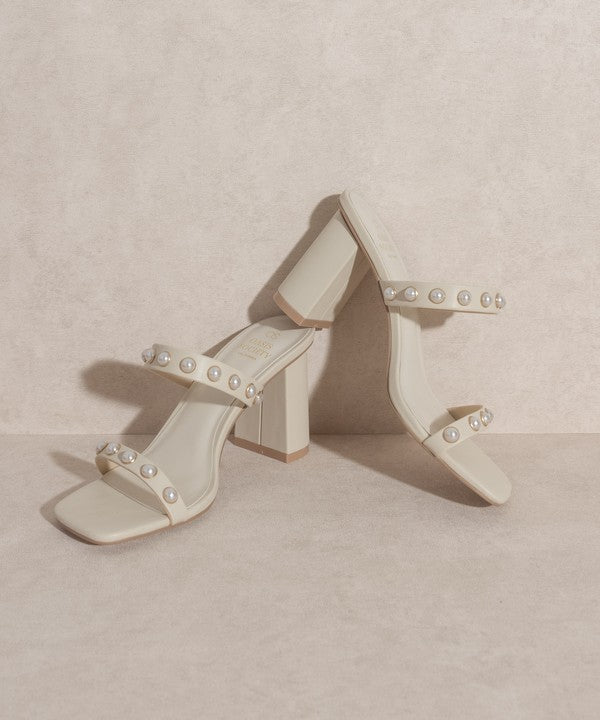 OASIS SOCIETY VICTORIA - PEARL STRAP HEEL