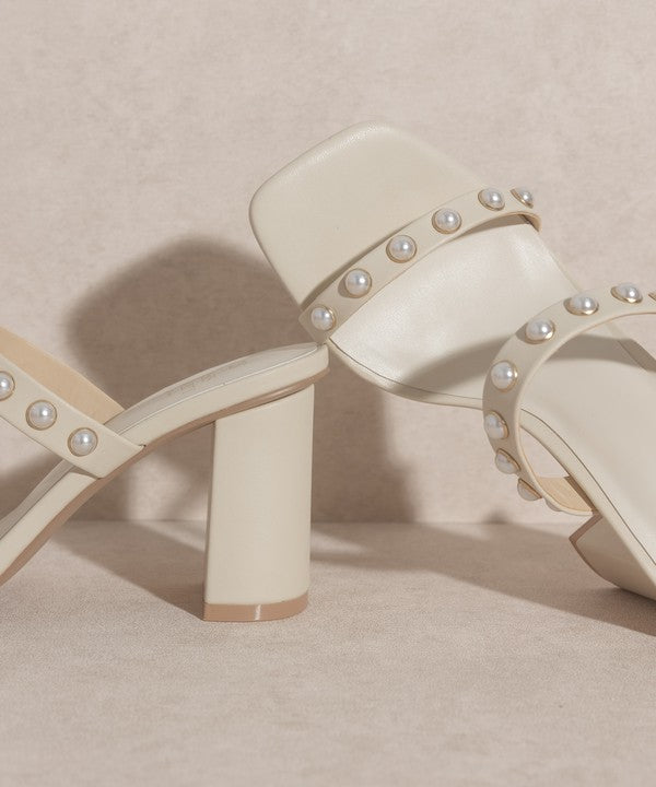 OASIS SOCIETY VICTORIA - PEARL STRAP HEEL