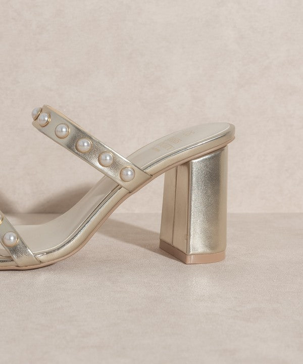 OASIS SOCIETY VICTORIA - PEARL STRAP HEEL