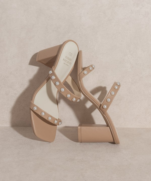 OASIS SOCIETY VICTORIA - PEARL STRAP HEEL