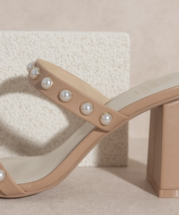 OASIS SOCIETY VICTORIA - PEARL STRAP HEEL