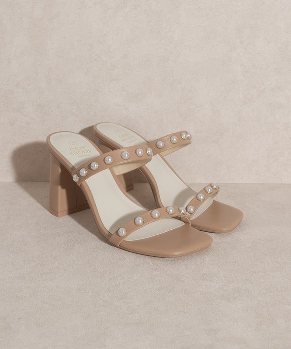 OASIS SOCIETY VICTORIA - PEARL STRAP HEEL