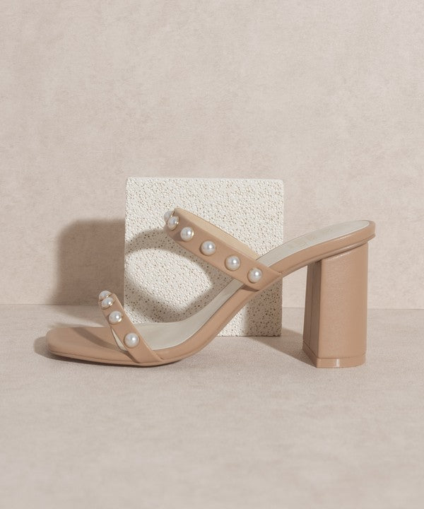 OASIS SOCIETY VICTORIA - PEARL STRAP HEEL