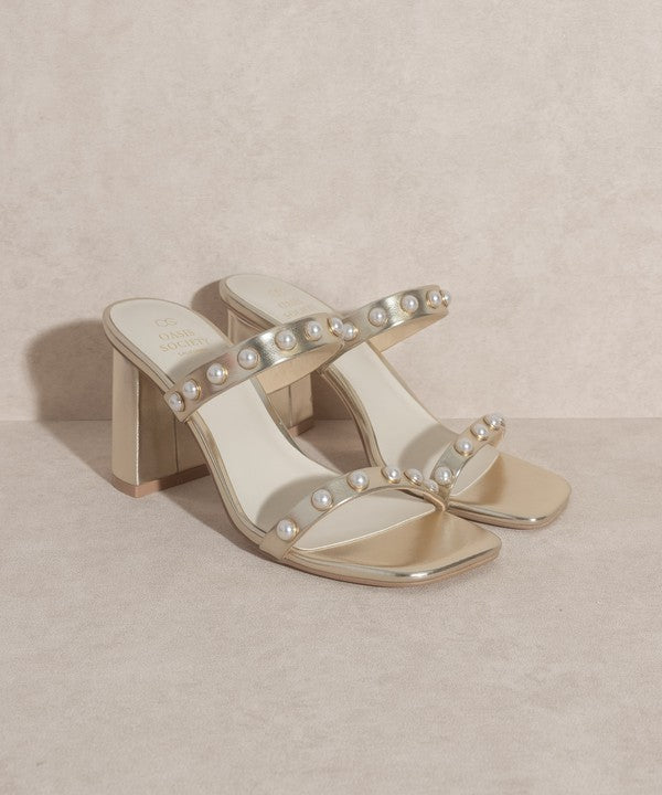 OASIS SOCIETY VICTORIA - PEARL STRAP HEEL