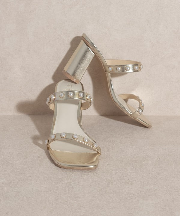 OASIS SOCIETY VICTORIA - PEARL STRAP HEEL