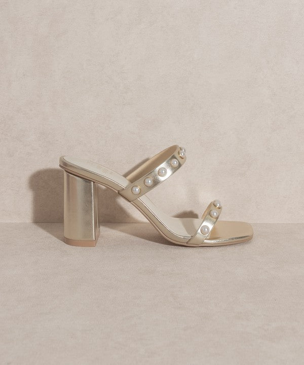 OASIS SOCIETY VICTORIA - PEARL STRAP HEEL