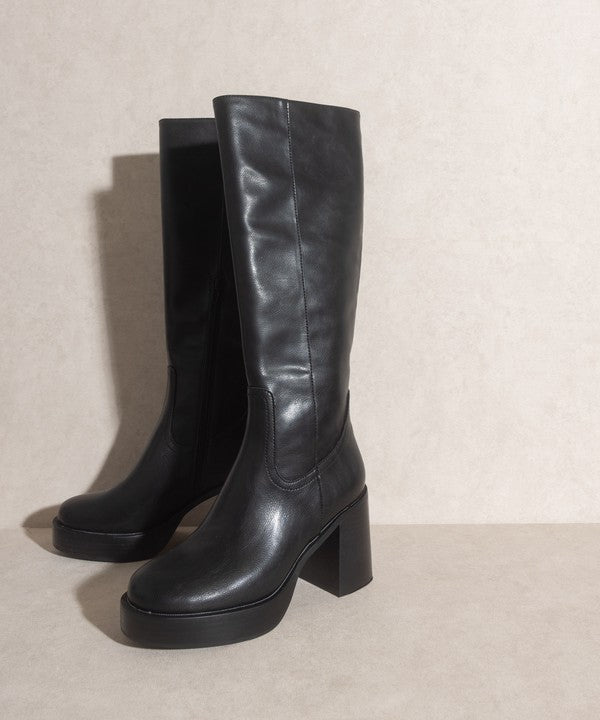 OASIS SOCIETY JUNIPER - PLATFORM KNEE-HIGH BOOTS