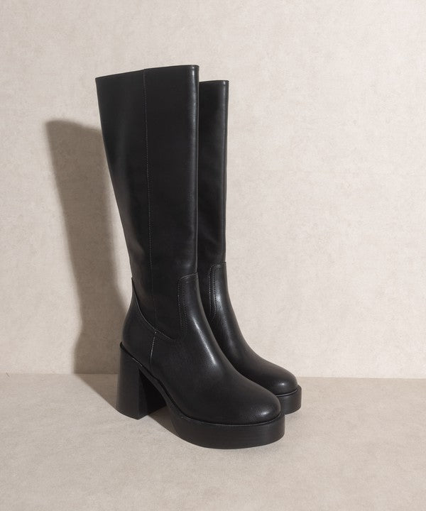 OASIS SOCIETY JUNIPER - PLATFORM KNEE-HIGH BOOTS