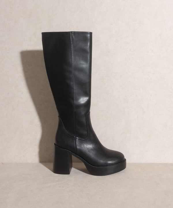 OASIS SOCIETY JUNIPER - PLATFORM KNEE-HIGH BOOTS