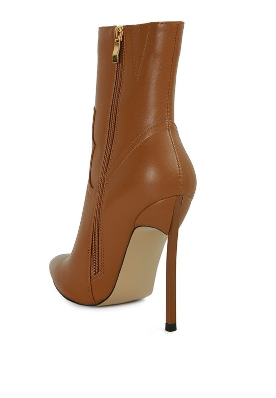 JENNER HIGH HEEL COWGIRL ANKLE BOOT