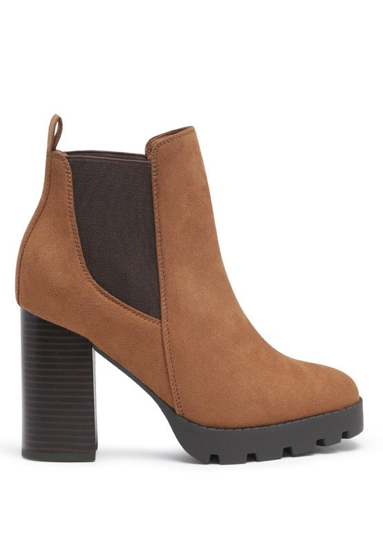 SONIA BLOCK HEELED BOOTS