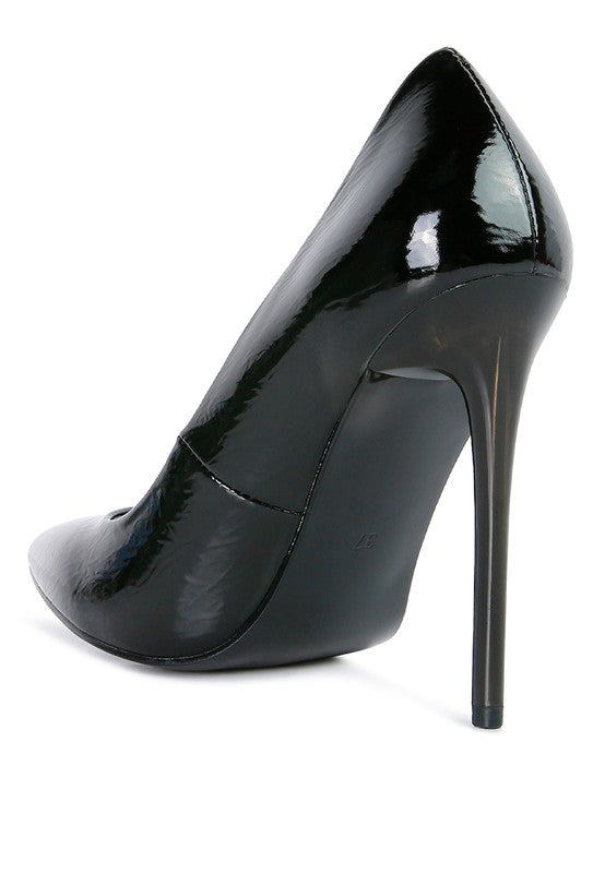 PERSONATED STILETTO HEEL PUMPS