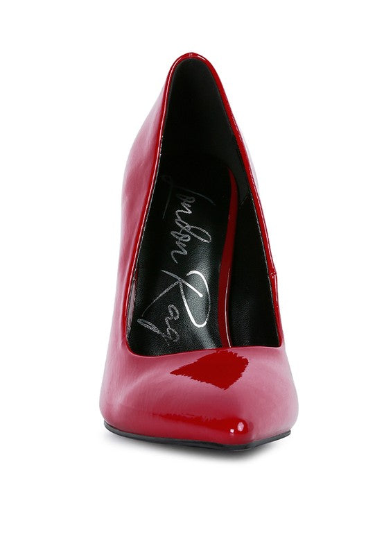 PERSONATED STILETTO HEEL PUMPS