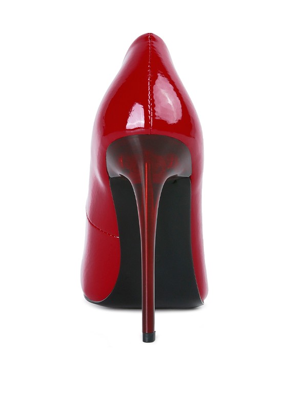 PERSONATED STILETTO HEEL PUMPS