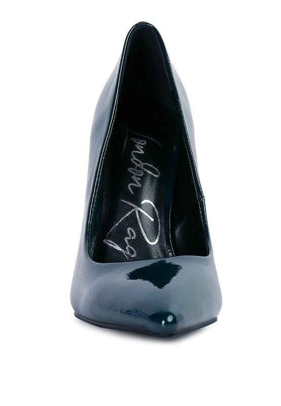 PERSONATED STILETTO HEEL PUMPS