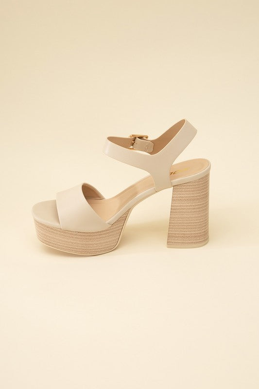 OPTIONS-S ANKLE STRAP HEELS