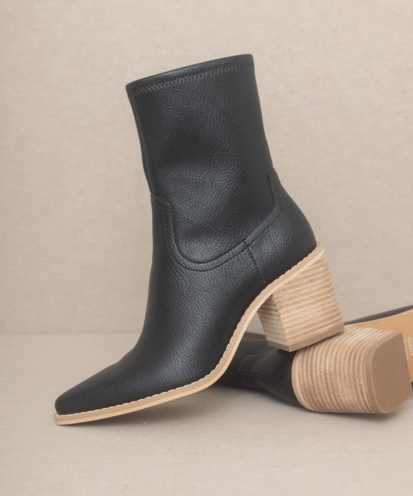 OASIS SOCIETY VIENNA - SLEEK ANKLE HUGGING BOOTIES