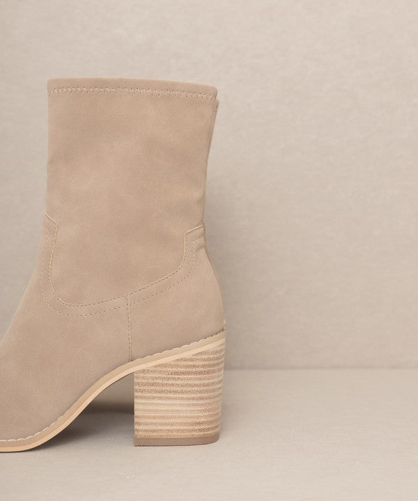 OASIS SOCIETY VIENNA - SLEEK ANKLE HUGGING BOOTIES