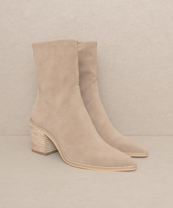 OASIS SOCIETY VIENNA - SLEEK ANKLE HUGGING BOOTIES