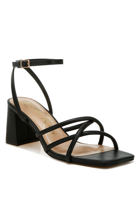 ALYONA LOW BLOCK HEEL SANDALS