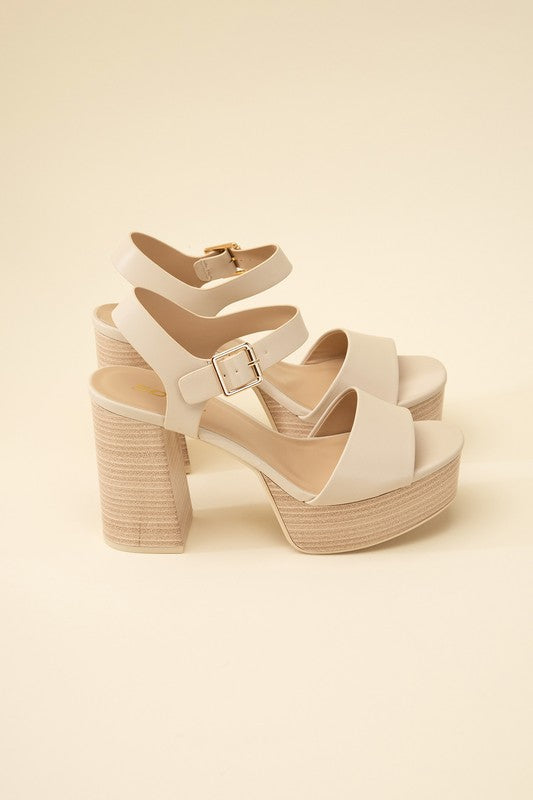 OPTIONS-S ANKLE STRAP HEELS