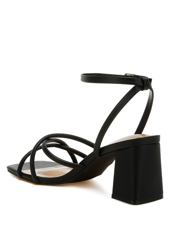 ALYONA LOW BLOCK HEEL SANDALS