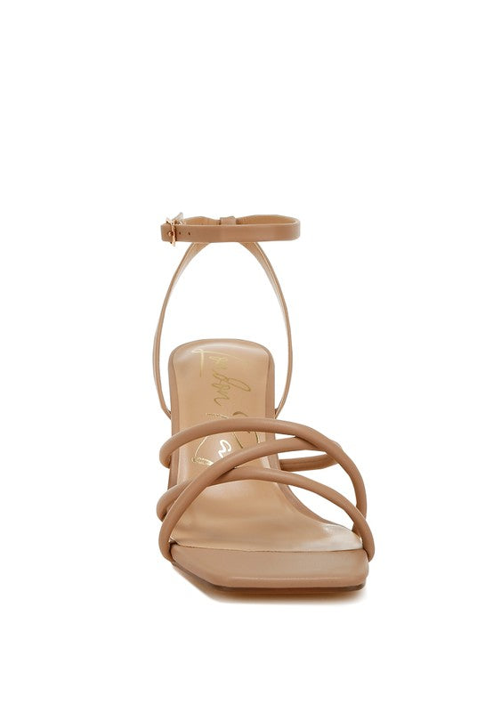 ALYONA LOW BLOCK HEEL SANDALS