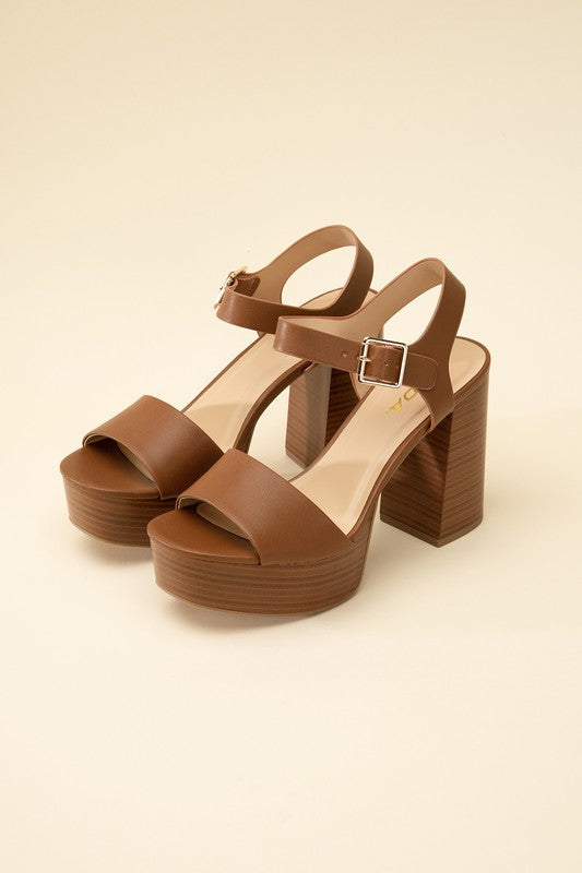 OPTIONS-S ANKLE STRAP HEELS