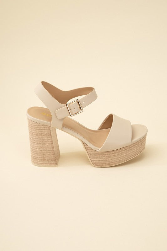 OPTIONS-S ANKLE STRAP HEELS