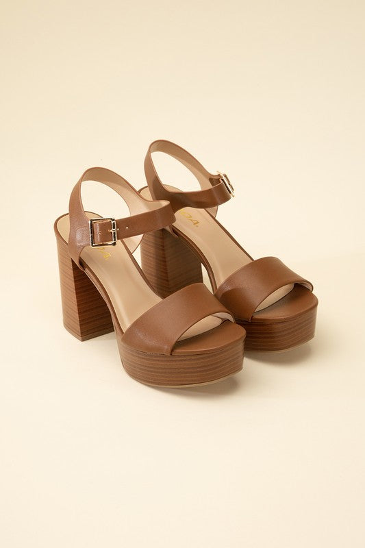 OPTIONS-S ANKLE STRAP HEELS