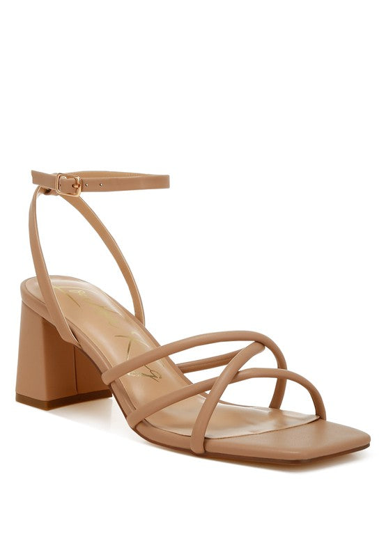 ALYONA LOW BLOCK HEEL SANDALS