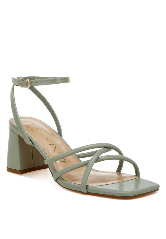 ALYONA LOW BLOCK HEEL SANDALS