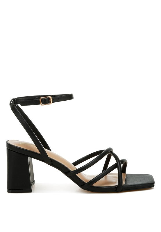 ALYONA LOW BLOCK HEEL SANDALS